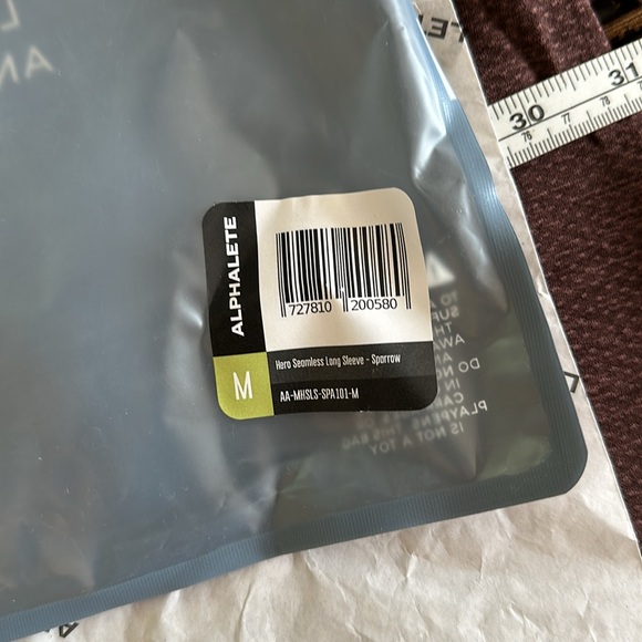 Alphalete Hero Seamless Long Sleeve - Sparrow medium - Picture 8 of 9